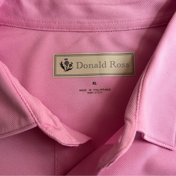 Donald Ross Sportswear men’s pink golf polo size XL - Picture 7 of 7